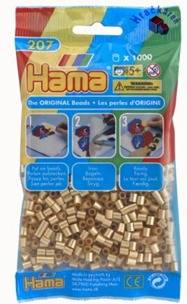 Korálky farba zlatá
