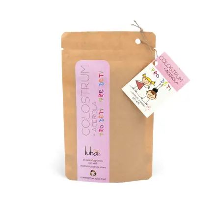 Colostrum s Acerolou pre deti, IgG 40%, 30 gramov
