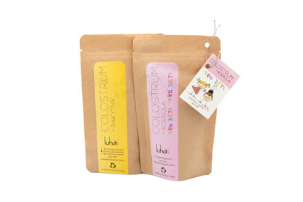 Colostrum v prášku 100g + Colostrum v tobolkách 100 cps, IgG 40%, zvýhodnená cena