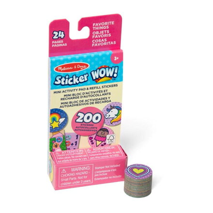  STICKER WOW! MINI knižka a náplň Veselé Obrázky.