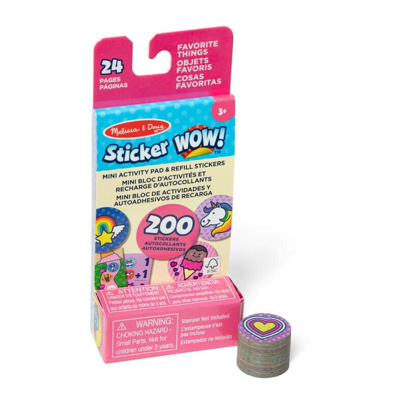STICKER WOW! MINI knižka a náplň Veselé Obrázky. STICKER WOW! MINI knižka a náplň Veselé Obrázky.