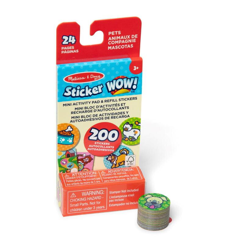  STICKER WOW! MINI knižka a náplň Maznáčikovia.